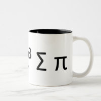 Math Geek Mug: i 8 sum pi
