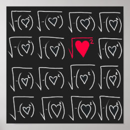 Math geek romance: find real love poster