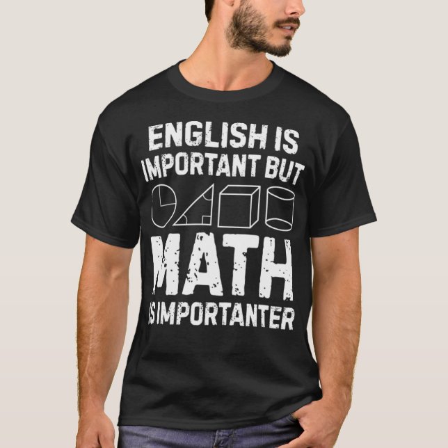 Math geometry saying school gift rodeo andalusian  T-Shirt (Front)