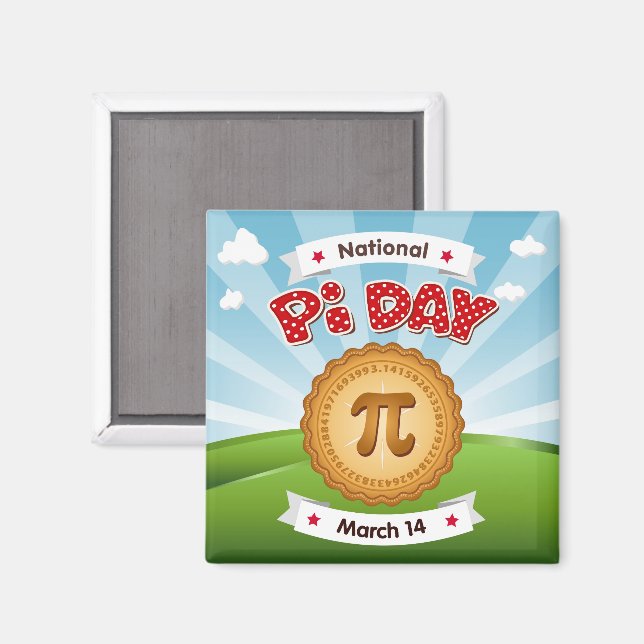 Math Gift Pi Day  Magnet (Front/Back)