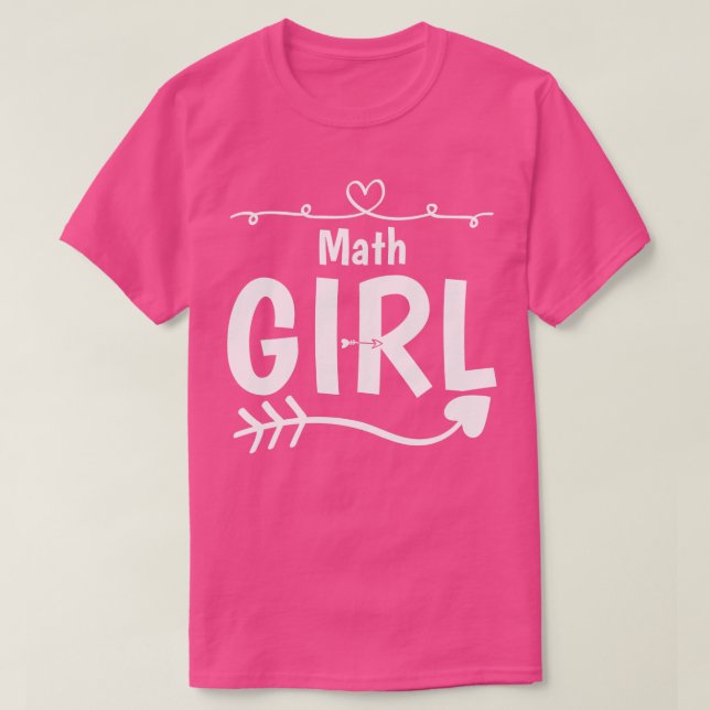 Math Girl  T-Shirt (Design Front)