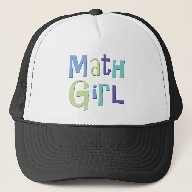 Math Girl Trucker Hat (Front)