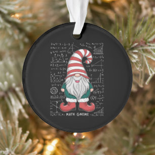 Math Gnome Family Matching Group Christmas Party  Ornament