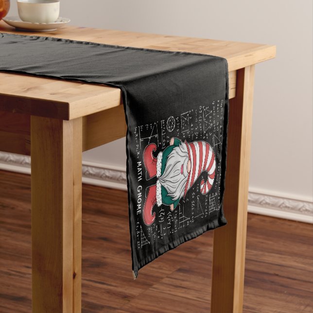 Math Gnome Family Matching Group Christmas Party  Short Table Runner (In Situ)