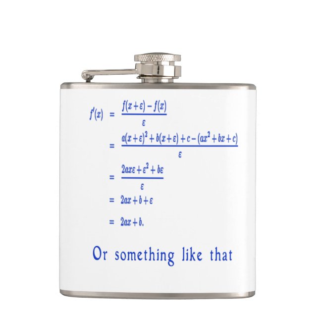 Math Hip Flask (Front)