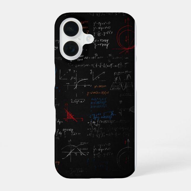 Math iPhone 16 Case (Back)