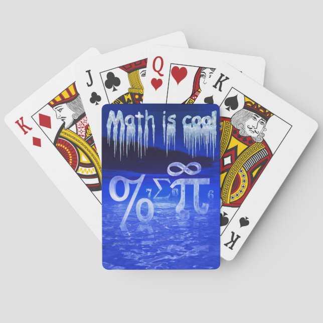 Math is Cool Playing Cards (Back)