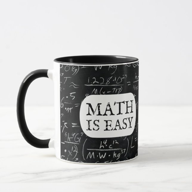MATH IS EASY MUG (Left)