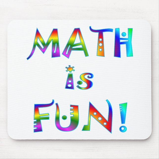 Math is Fun Mouse Mat (Front)