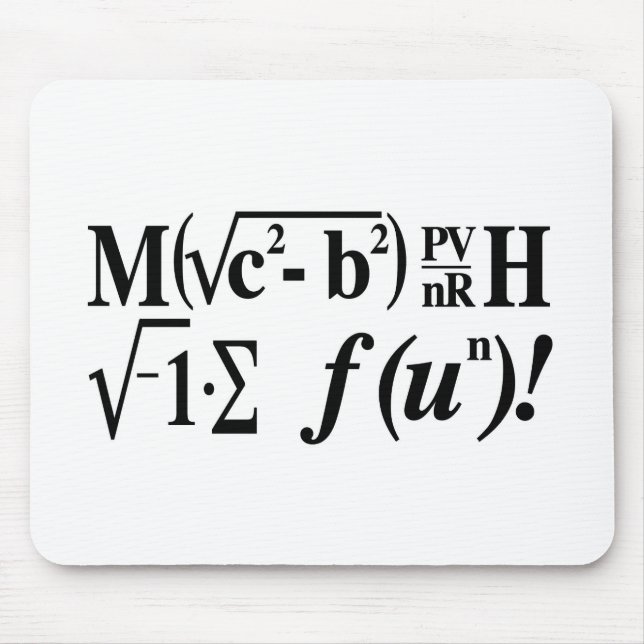 Math is Fun! Mouse Mat (Front)