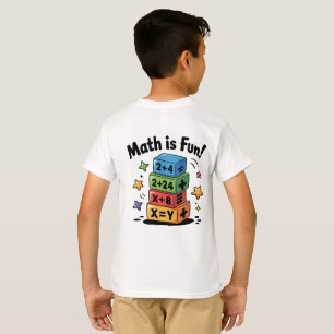 Math is fun stickers T-Shirt