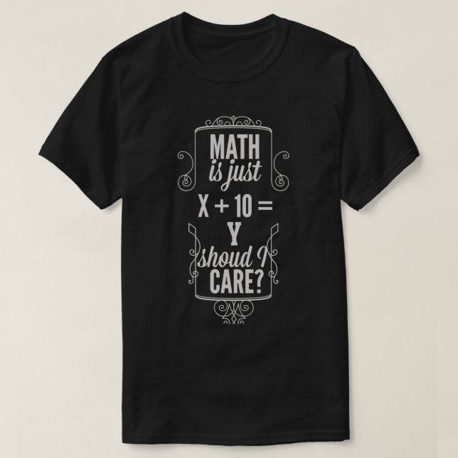 Math is just T-Shirt (Design Front)