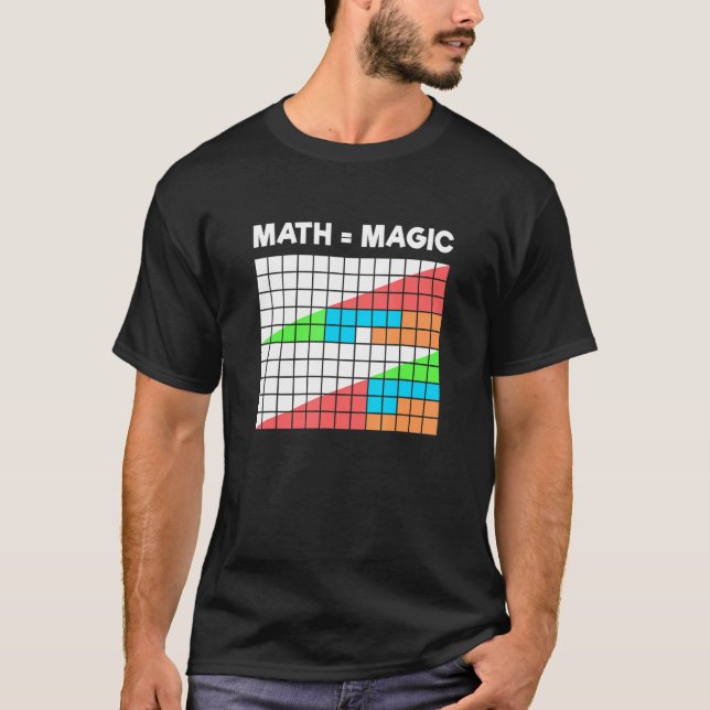 Math Is Magic Magic Triangle Puzzle T-Shirt (Front)