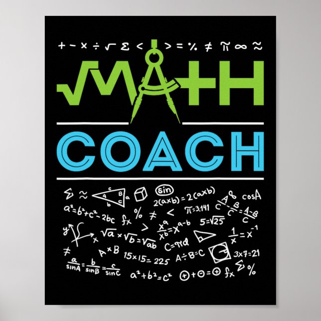 Math is My Jam First Day Back To School Math Teach Poster (Front)