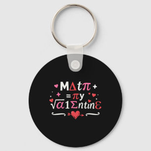 Math Is My Valentine Symbols For Teacher Valentine Key Ring