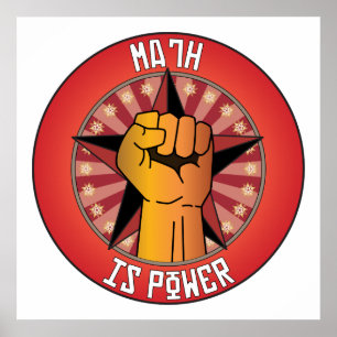 Math Is Power Poster