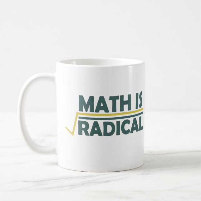 Math is Radical Coffee Mug (Left)