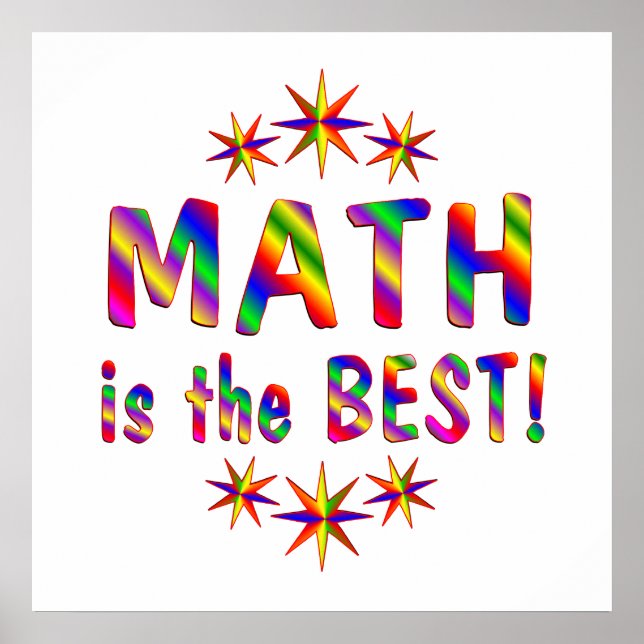 Math is the Best Poster (Front)
