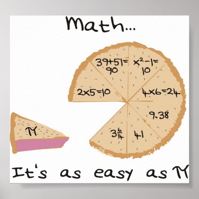 Math it's as easy as... poster (Front)