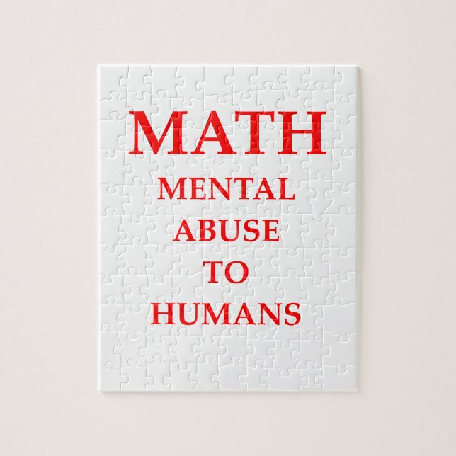 MATH JIGSAW PUZZLE (Vertical)