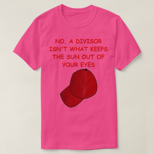Math Joke 18 T-Shirt (Design Front)