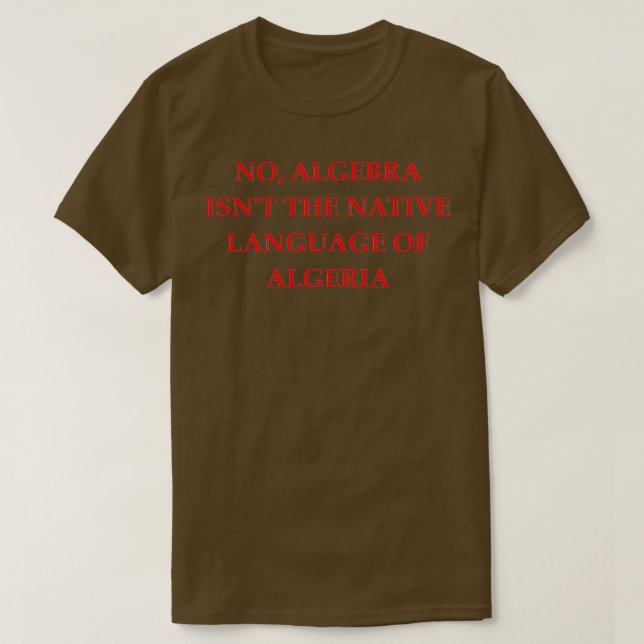 Math Joke 59 1 T-Shirt (Design Front)