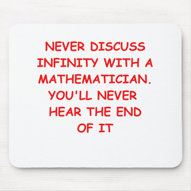 math joke mouse mat (Front)