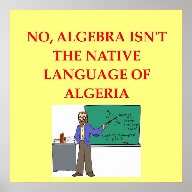 math joke poster (Front)
