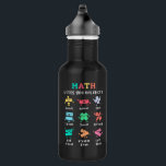Math keeps you balanced 532 ml water bottle<br><div class="desc">Playful math artwork with plus,  minus,  times,  divide,  equals,  percent,  greater than,  less than and not equal. A friendly learning themed layout that shows how math concepts stay in balance. Great for teachers and students.</div>