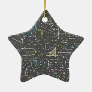 Math Lessons Ceramic Tree Decoration