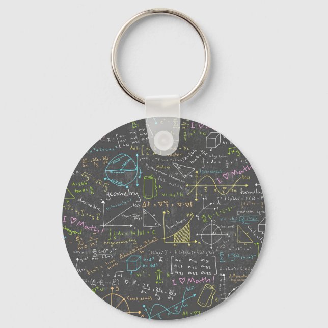Math Lessons Key Ring (Front)