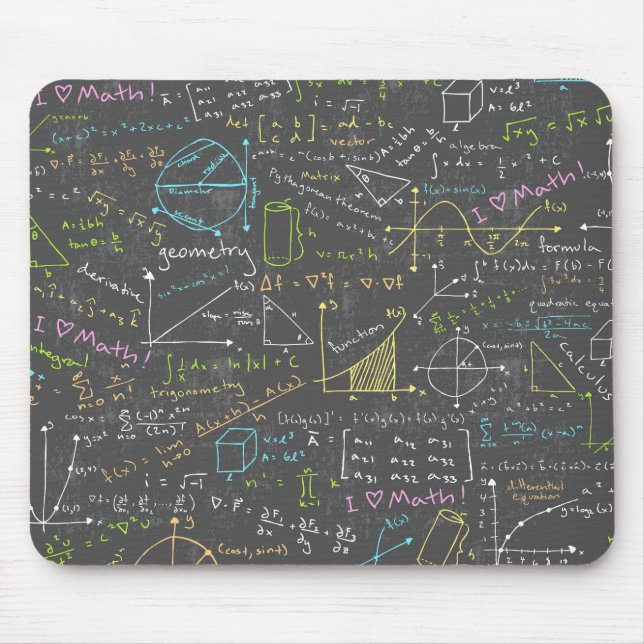 Math Lessons Mouse Mat (Front)