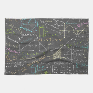 Math Lessons Tea Towel