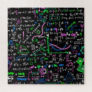 Math linear mathematics education circle jigsaw puzzle