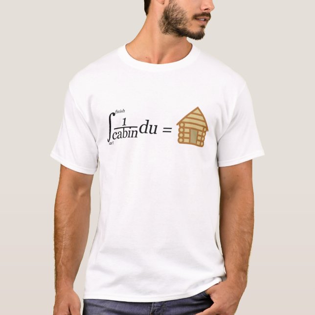 Math Log Cabin Integral Design T-Shirt (Front)