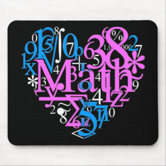Math Love Mouse Mat
