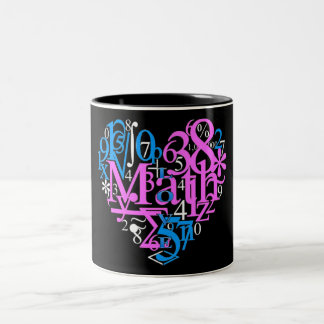 Math Love Two-Tone Coffee Mug