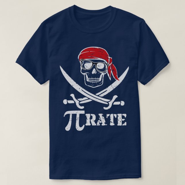 Math Math Teacher Funny Pi T-Shirt (Design Front)