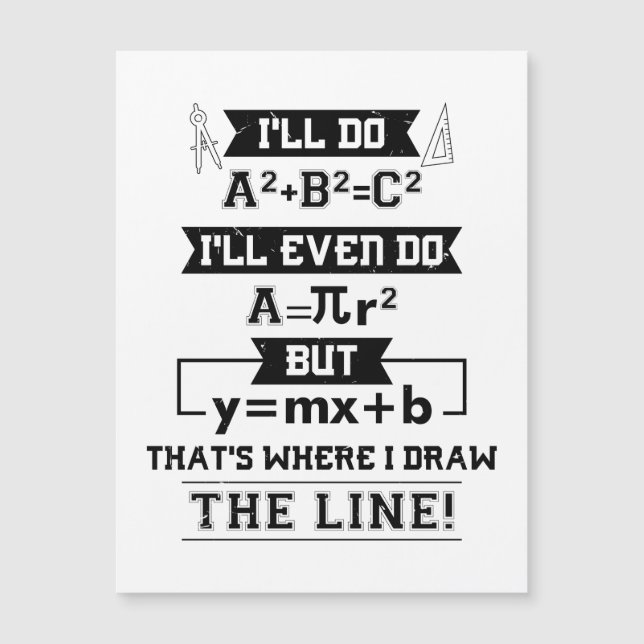 Math Math Teacher Gifts (Front)