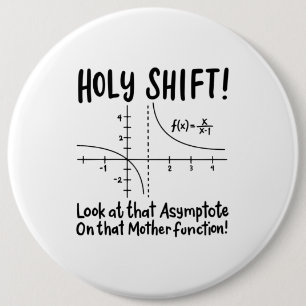Math Mathematics 6 Cm Round Badge