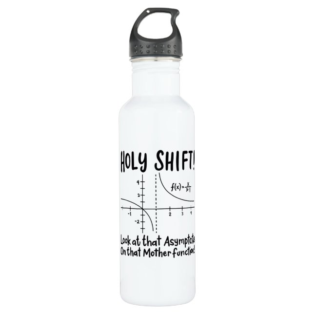 Math Mathematics 710 Ml Water Bottle (Front)