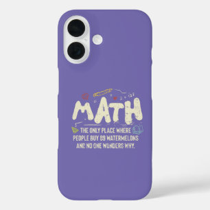Math Mathematics Math Teacher Gift iPhone 16 Case