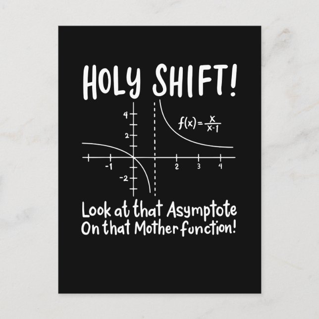 Math Mathematics Postcard (Front)