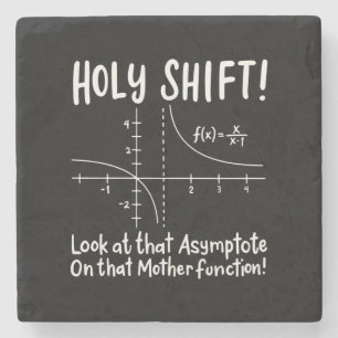 Math Mathematics Stone Coaster