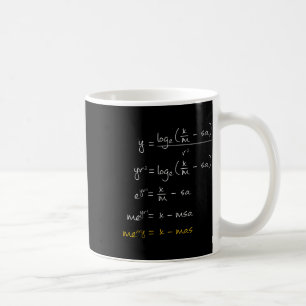 Math Merry Xmas Math Equation - Funny Christmas Al Coffee Mug