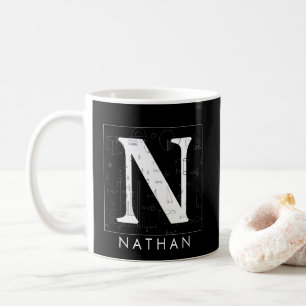 Math Monogram - Letter N Coffee Mug