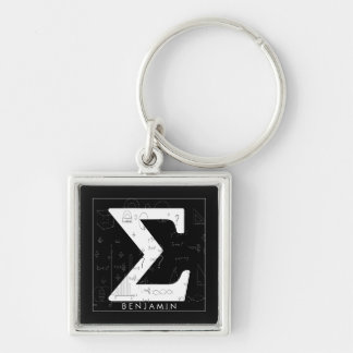 Math Monogram - Sigma Symbol Key Ring