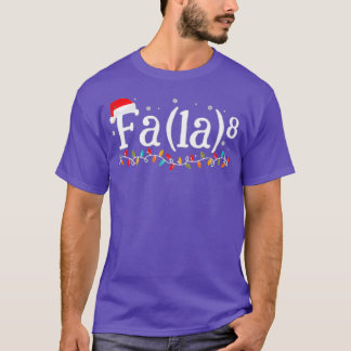 Math Nerd Christmas Fa la la la 6 T-Shirt