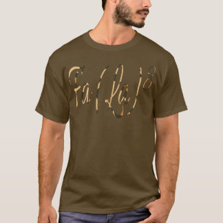 Math Nerd Christmas Fa lalala exponent Leopard Fun T-Shirt