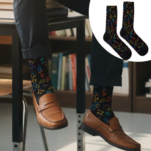 maths nerd socks
